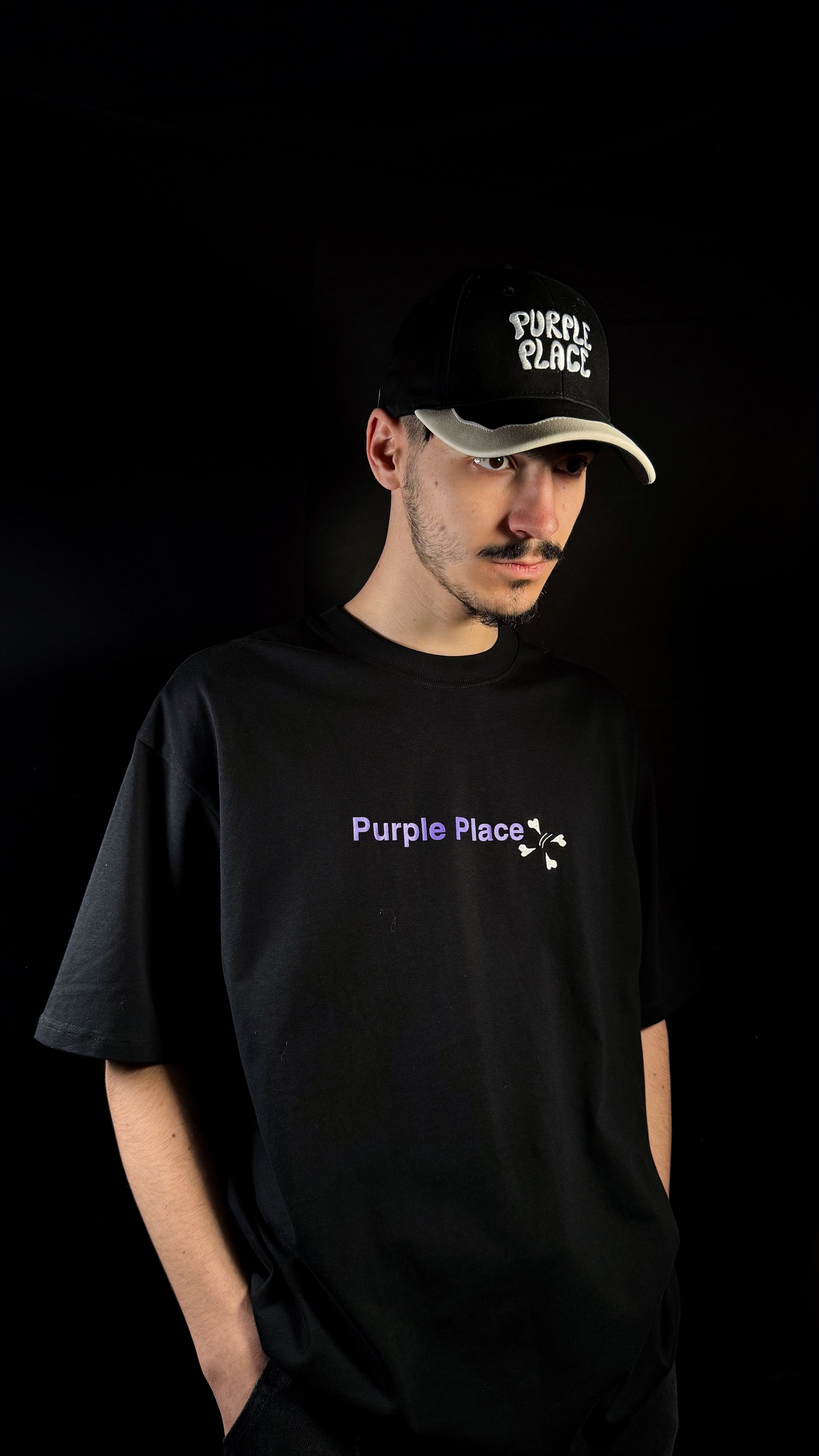 Join The Purple Place & Cap black - Purple Place