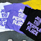 Join The Purple Place T - shirt - Black - Purple Place