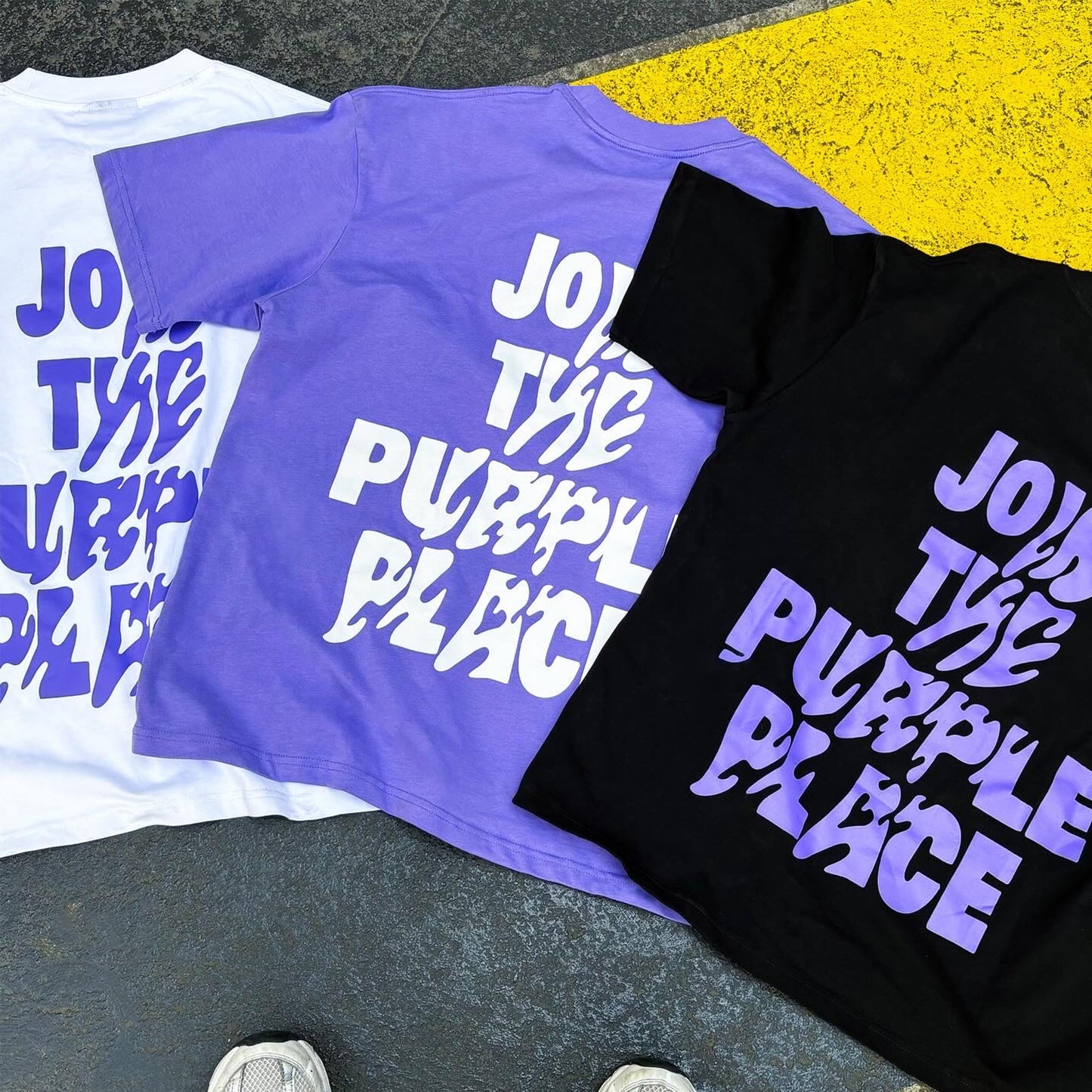 Join The Purple Place T - shirt - Black - Purple Place