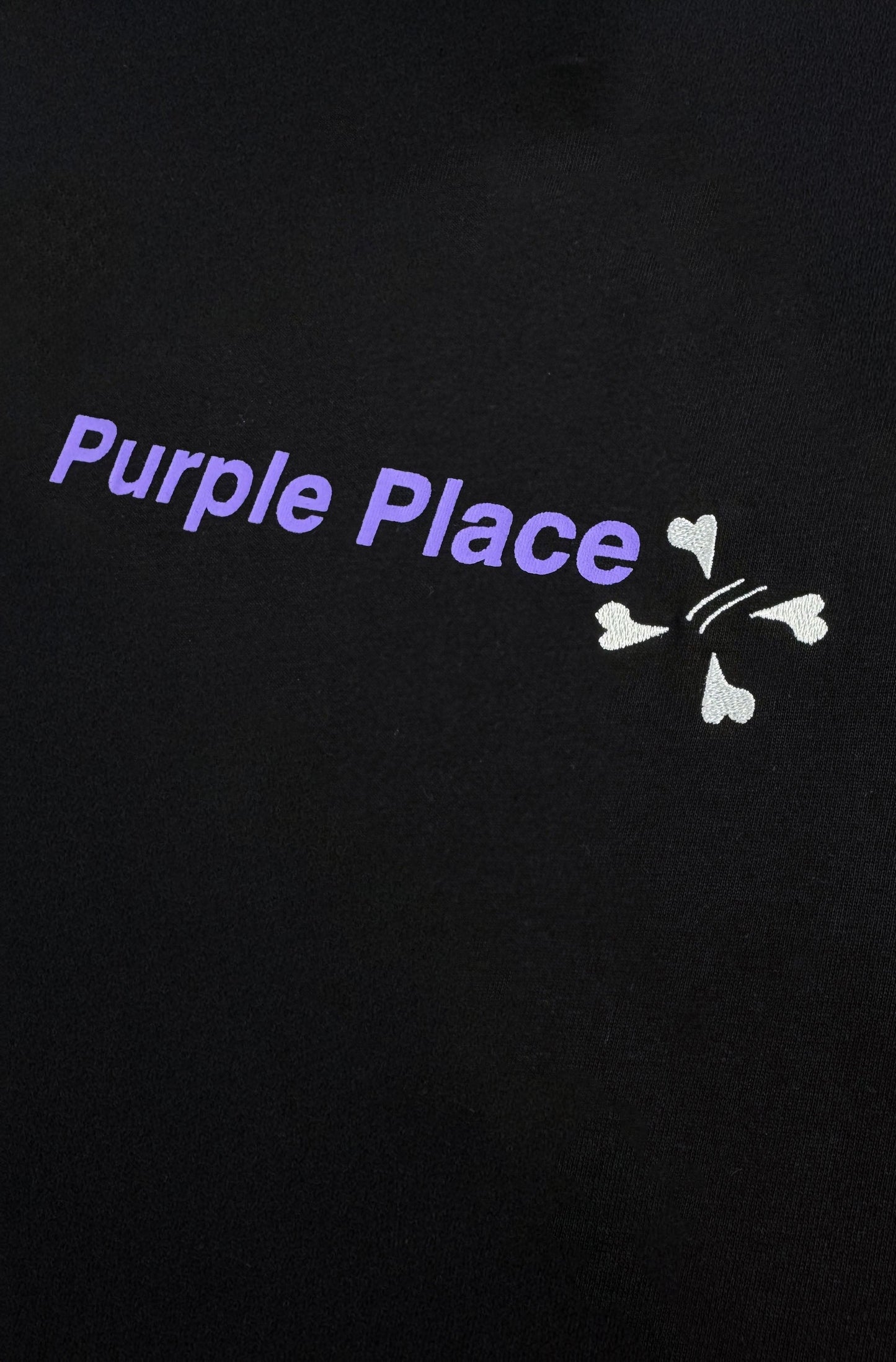 Join The Purple Place T-shirt - Black - Purple Place