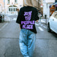 Join The Purple Place T-shirt - Black - Purple Place