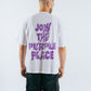 Join The Purple Place T-shirt - White - Purple Place