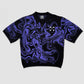 Knit tee Black / Purple - Purple Place