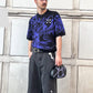 Knit tee Black / Purple - Purple Place
