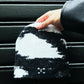 Mohair beanie Black/White - Purple Place