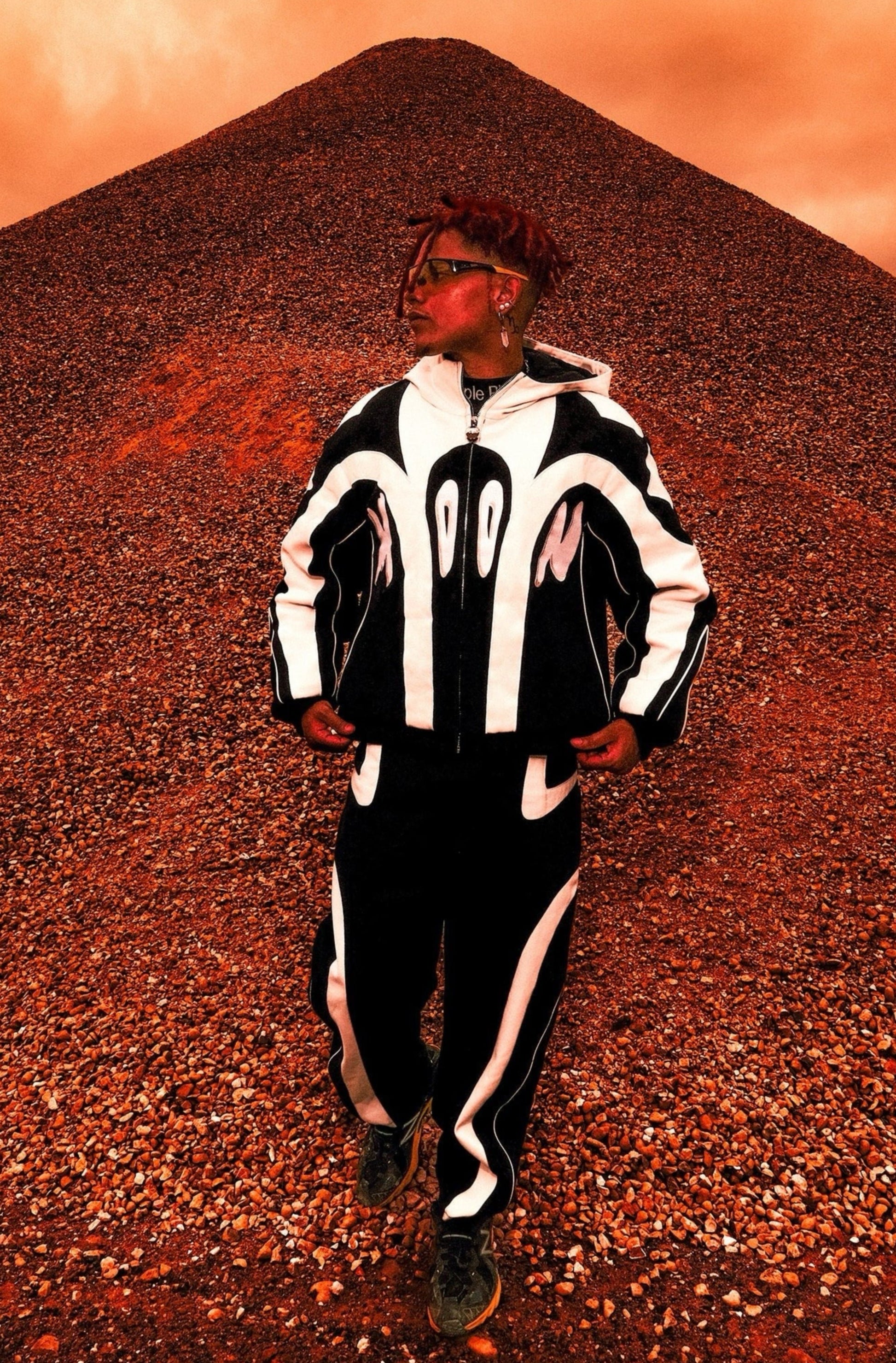 Moon Jacket - White - Purple Place