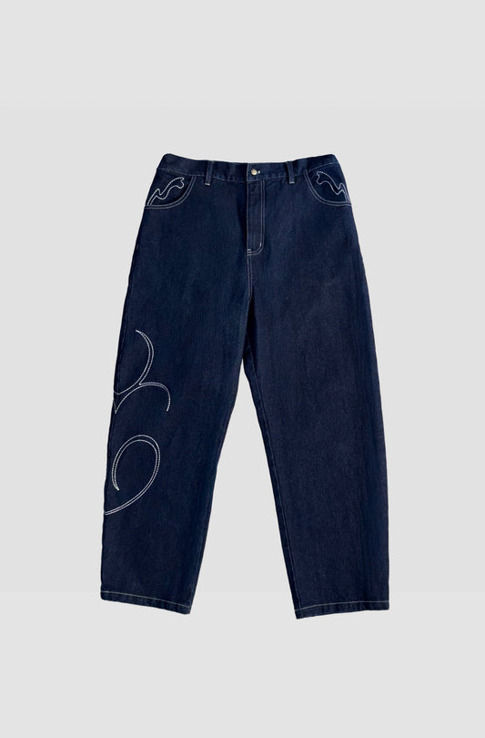 Navy Aura Pant - Purple Place