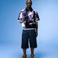 NAVY BLUE JORTS - Purple Place