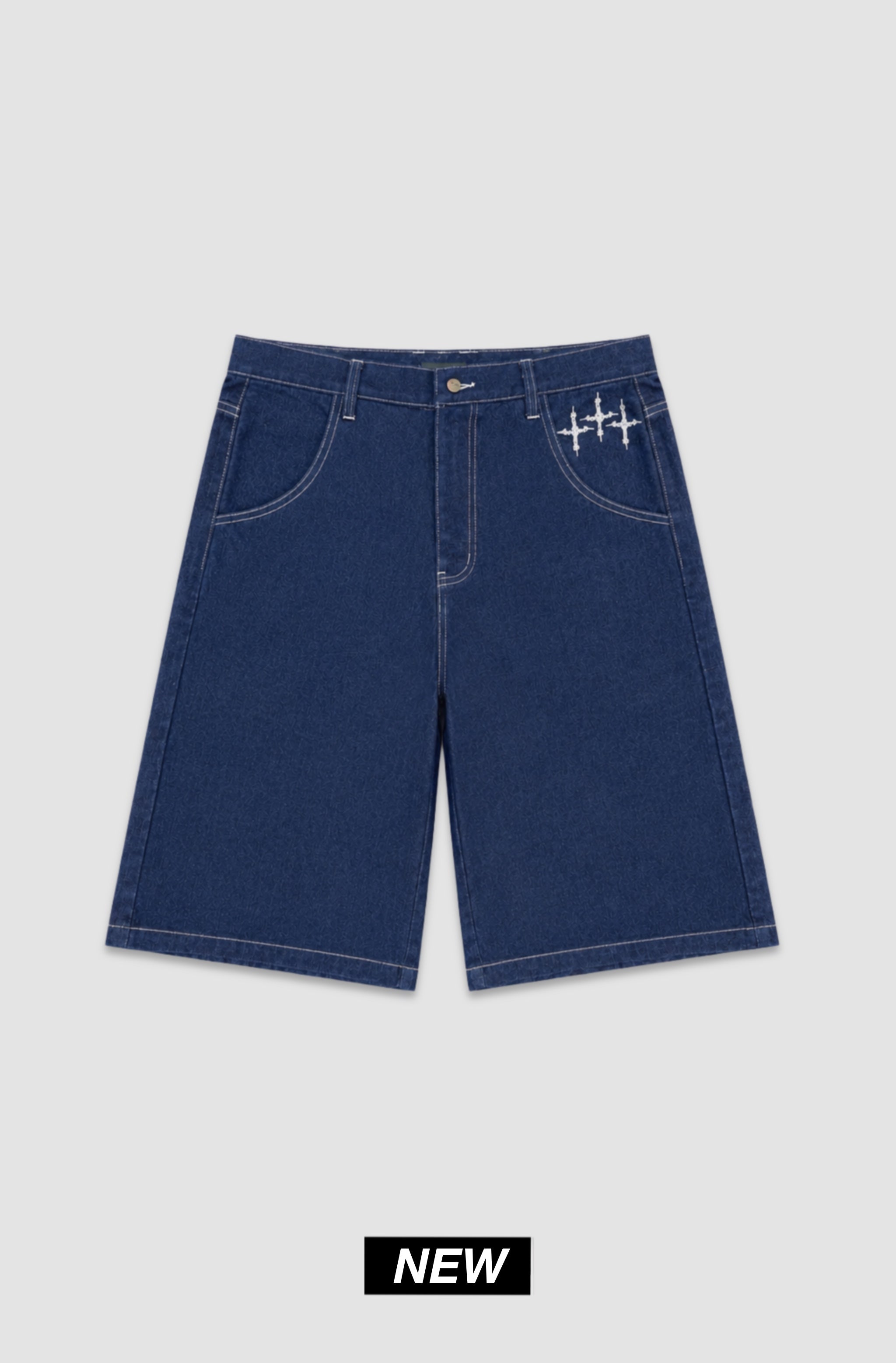 NAVY BLUE JORTS - Purple Place