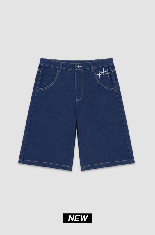 NAVY BLUE JORTS - Purple Place