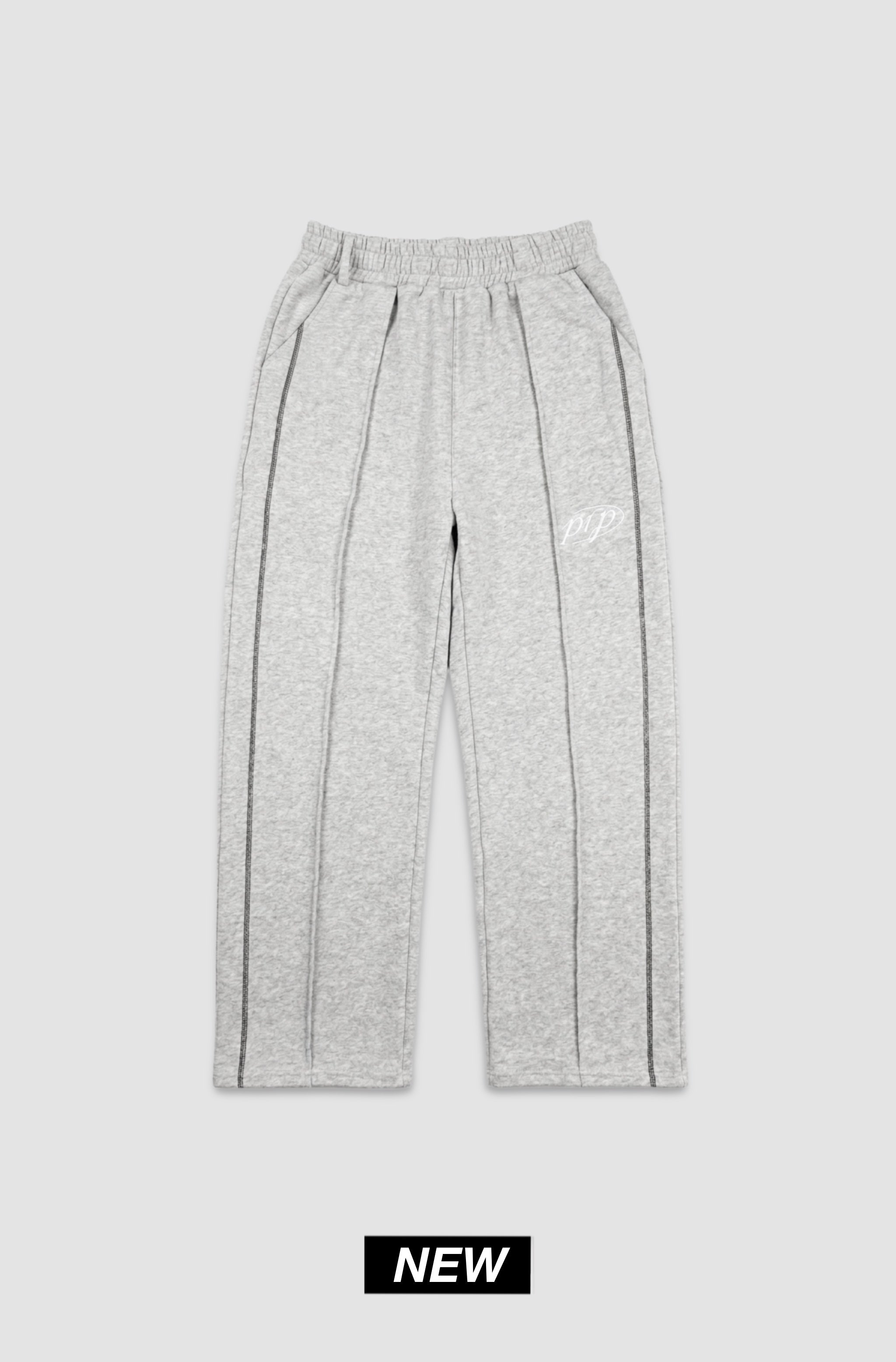 OVERSIZED GREY JOGGER - Purple Place