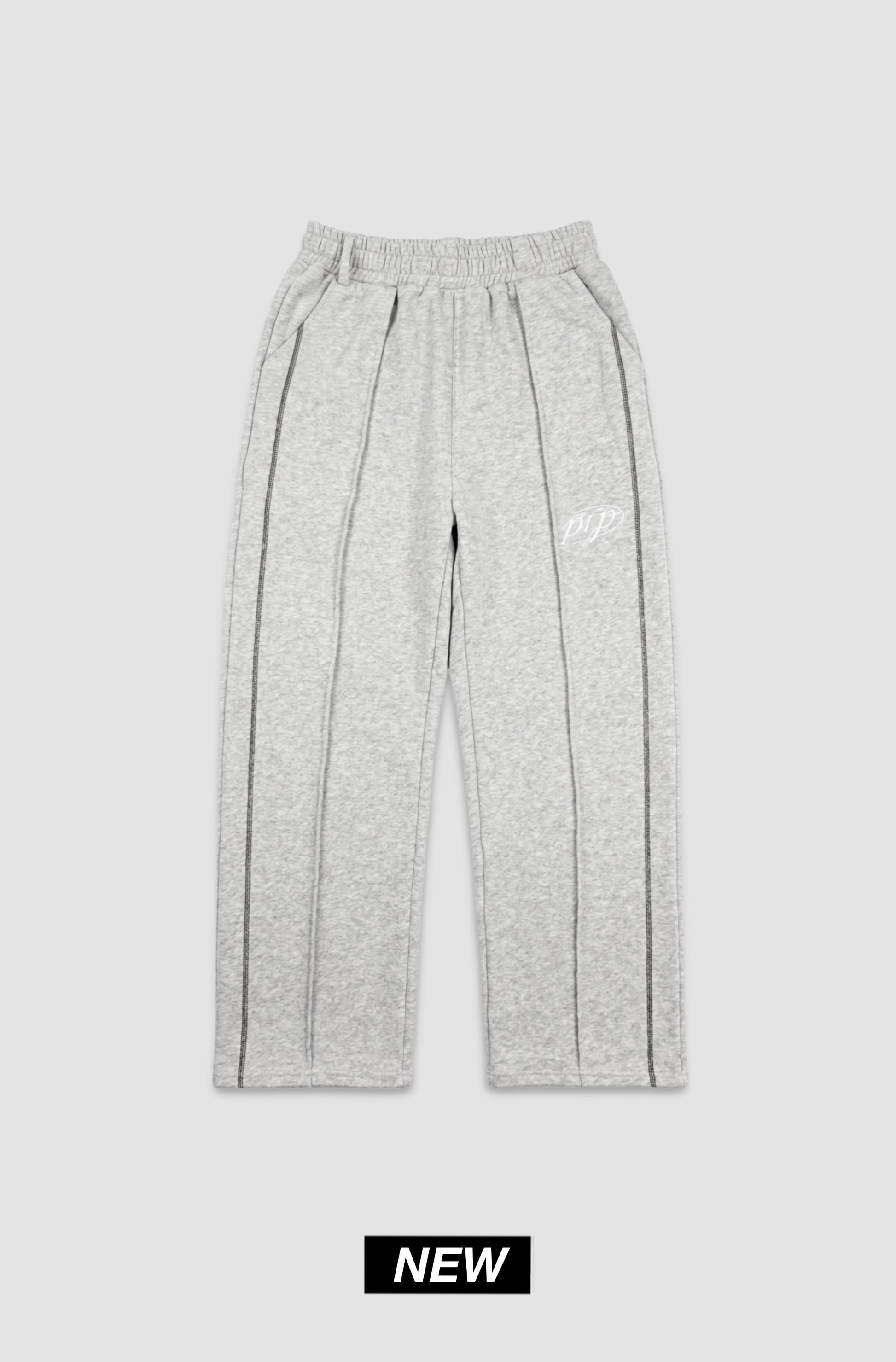 OVERSIZED GREY JOGGER - Purple Place