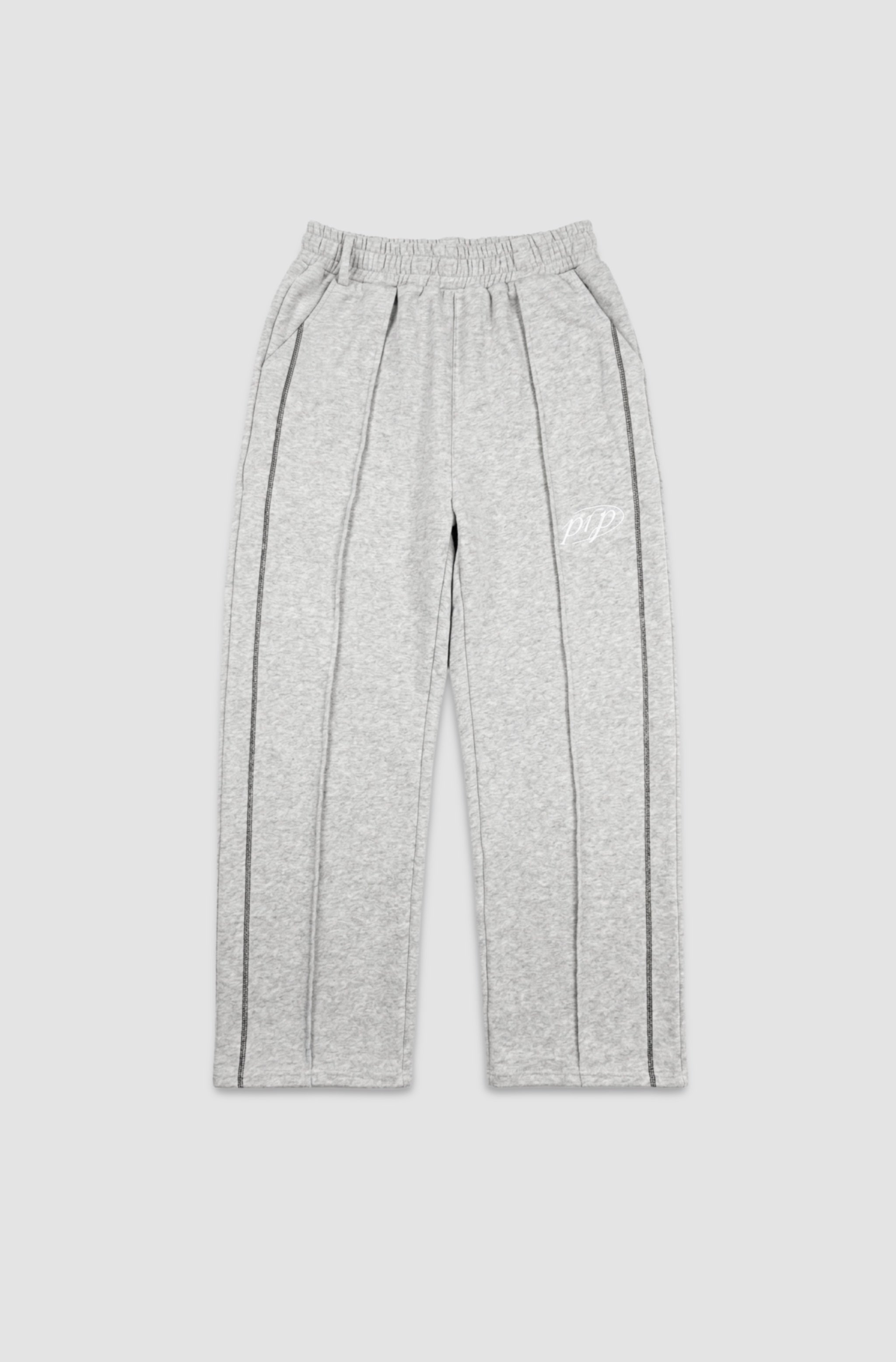 OVERSIZED GREY JOGGER - Purple Place