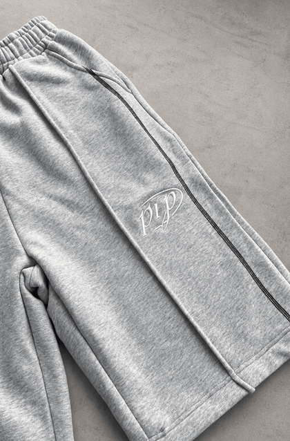OVERSIZED GREY JORTS - Purple Place
