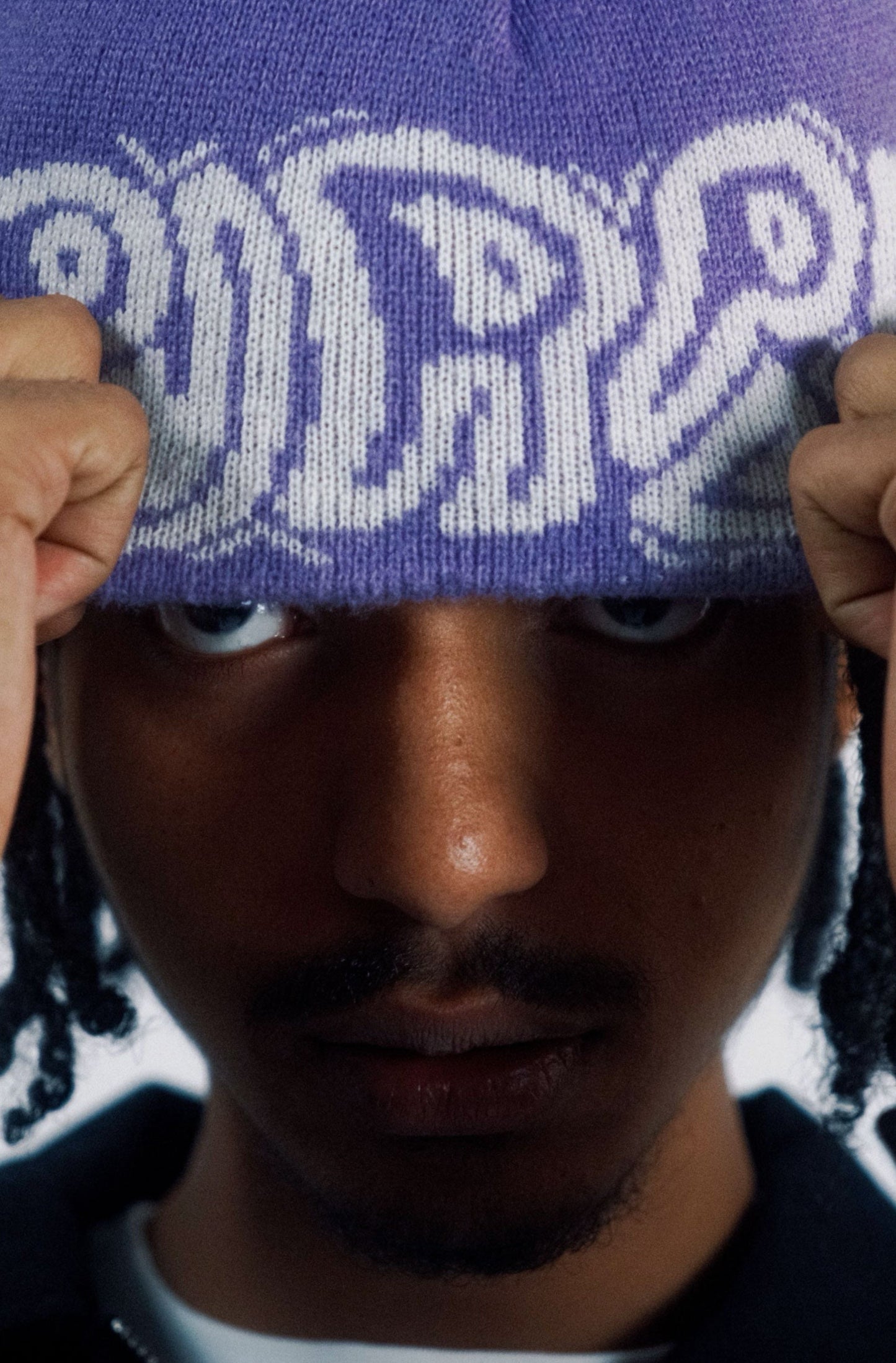 Reversible Invasion Beanie (sold out) - Purple Place