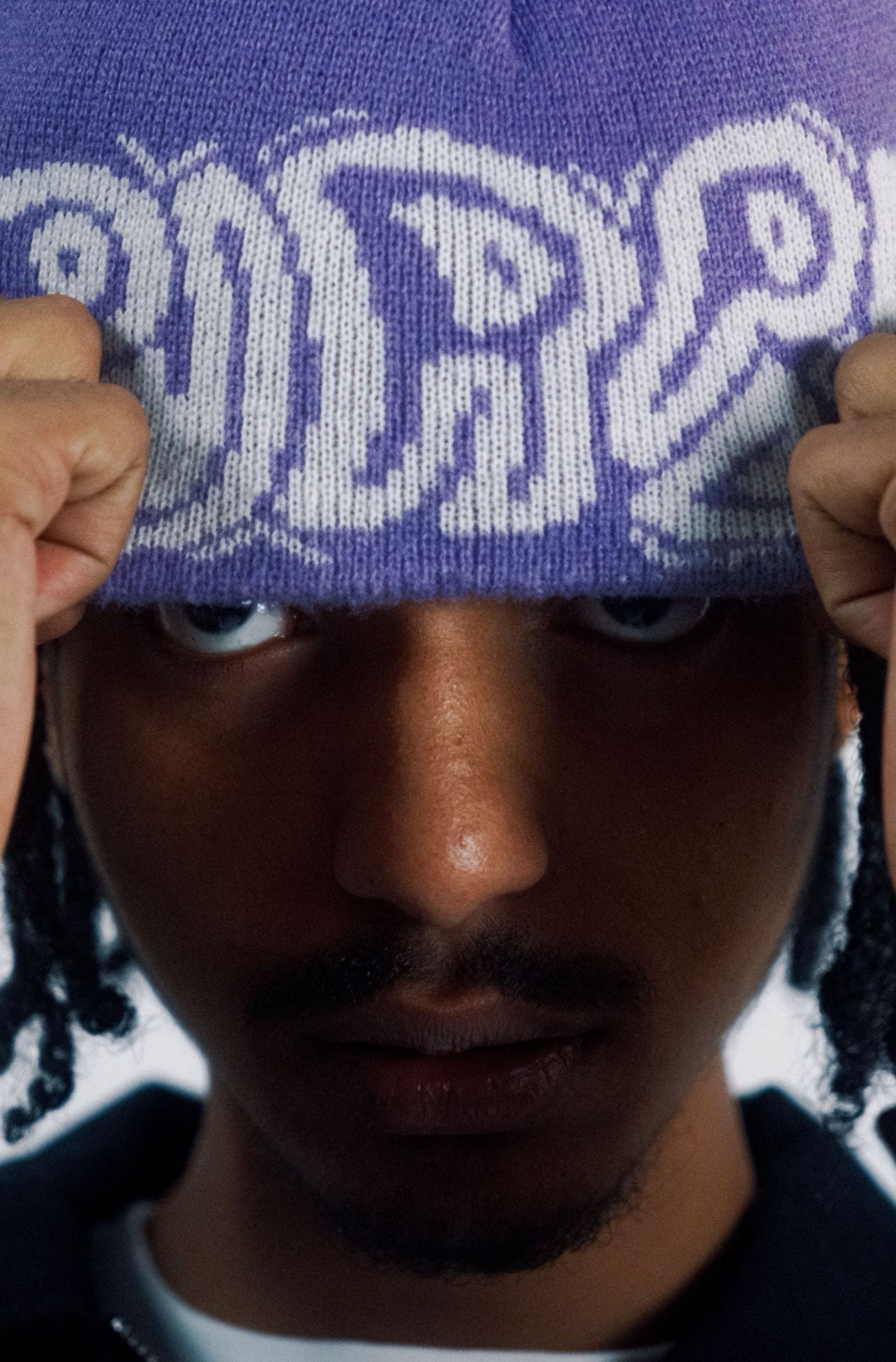 Reversible Invasion Beanie (sold out) - Purple Place