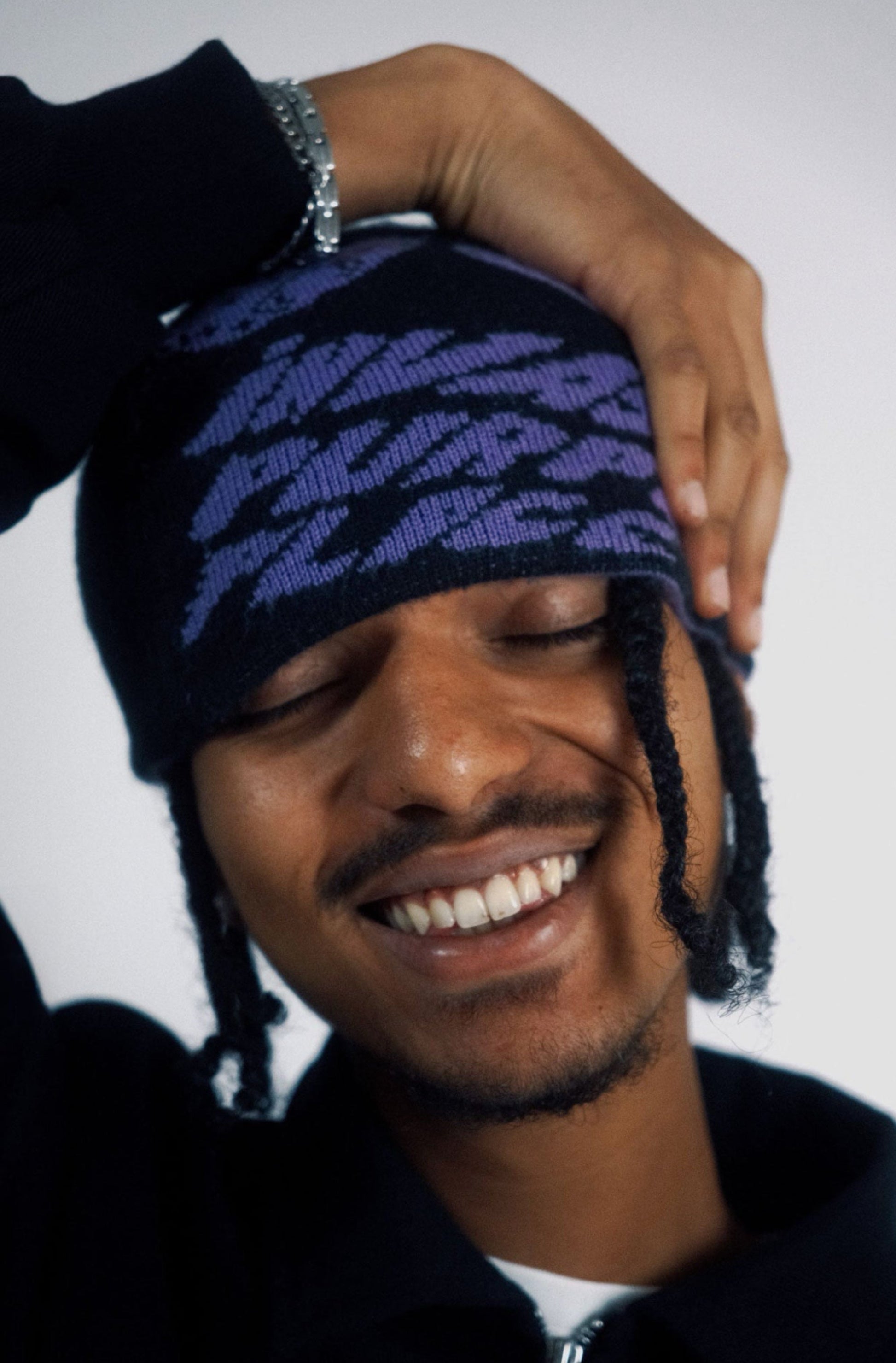 Reversible Invasion Beanie (sold out) - Purple Place