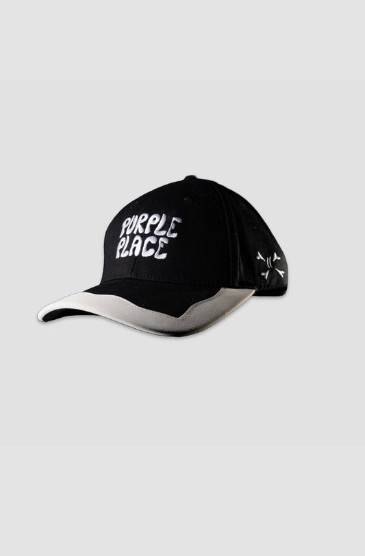 Suede Cap Black - Purple Place