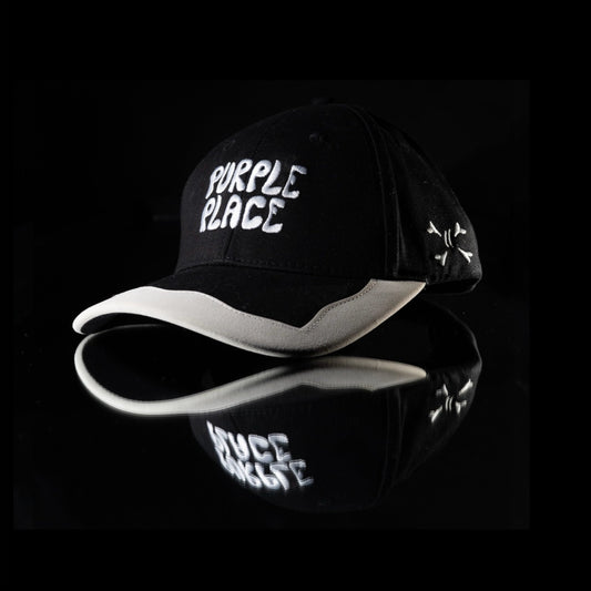 Suede Cap Black - Purple Place