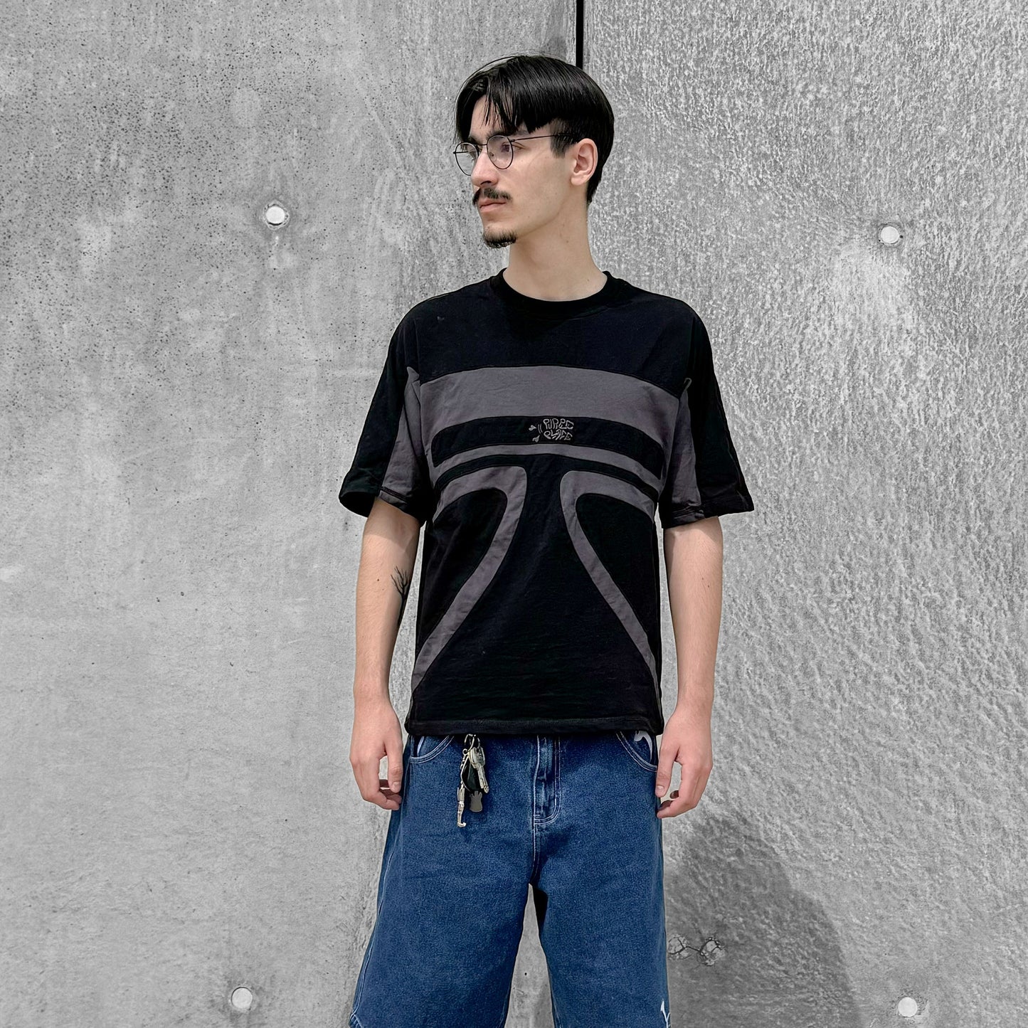 Technical tee - Black - Purple Place