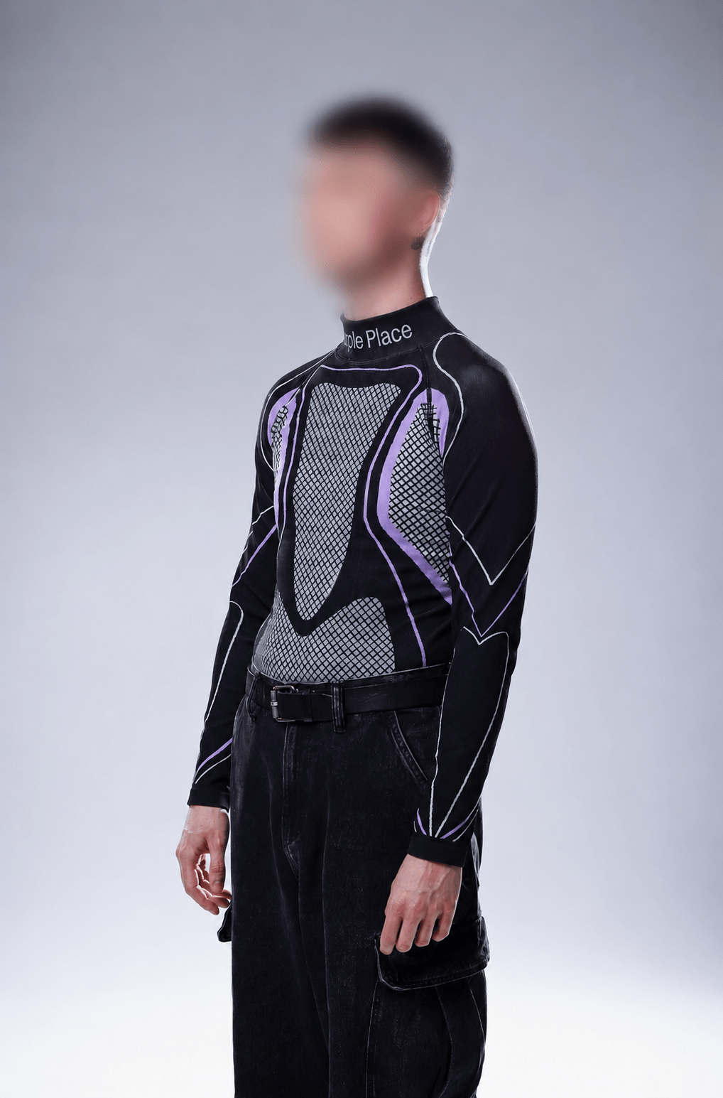 TIGHT LONGSLEEVE ECLIPSE - Purple Place