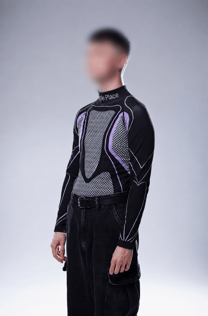 TIGHT LONGSLEEVE ECLIPSE - Purple Place