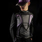 Tight Longsleeve Eclipse & Black Cap - Purple Place