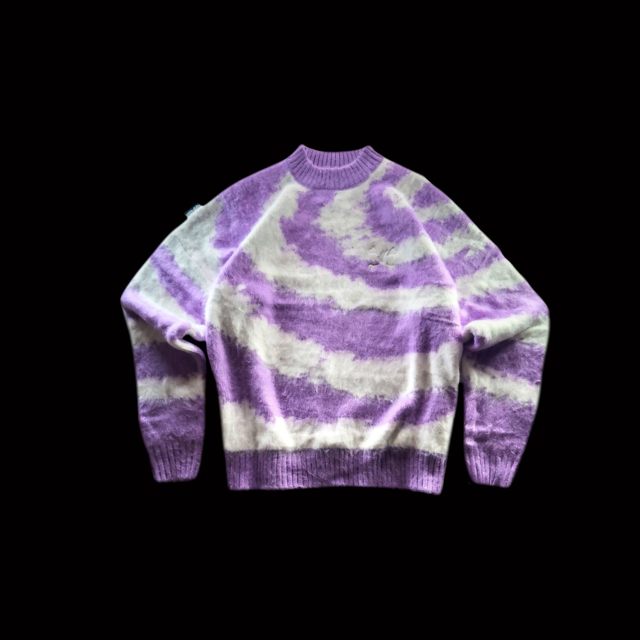 Till We Burn Mohair Purple/White - Purple Place