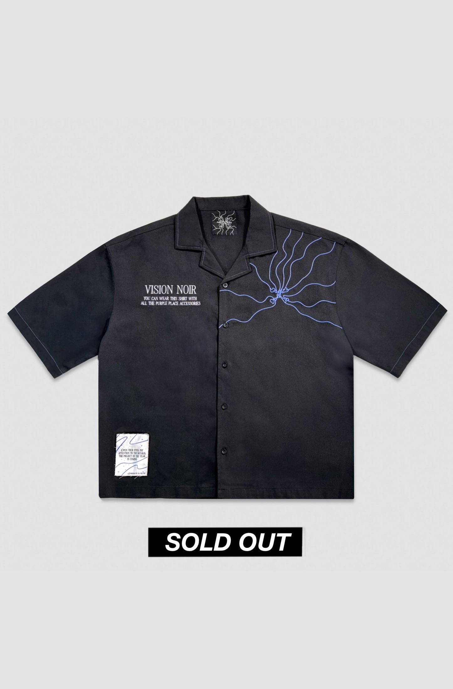 Vision Shirt - Black and Purple - Purple Place