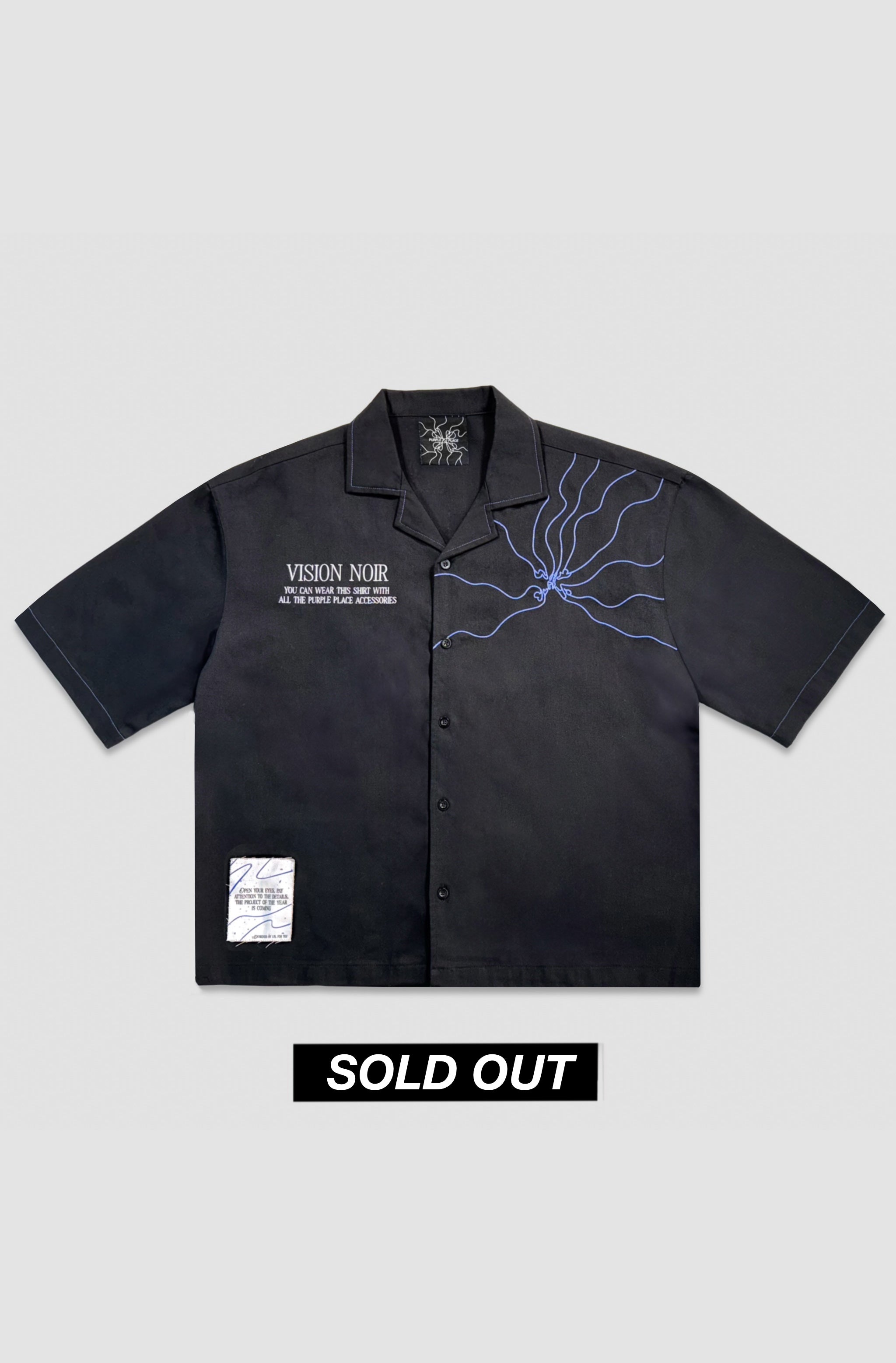 Vision Shirt - Black and Purple - Purple Place
