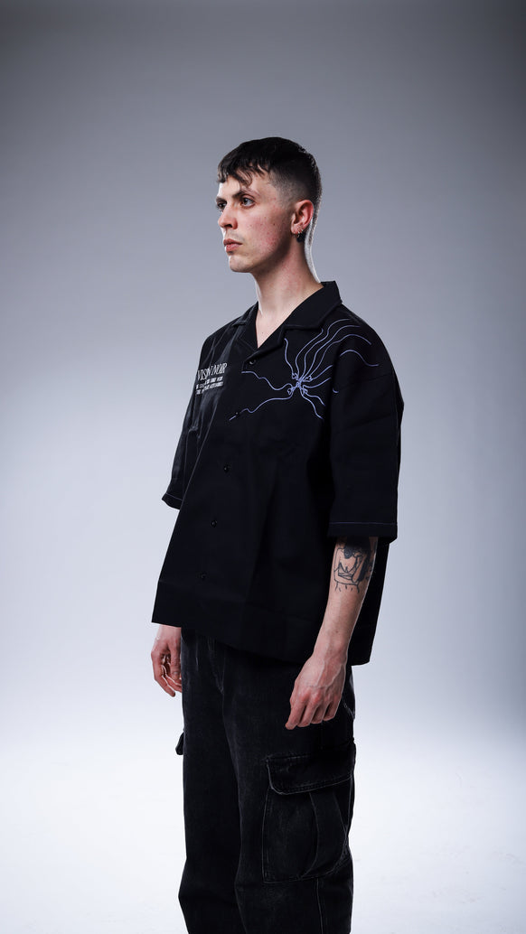 Vision Shirt - Black and Purple - Purple Place