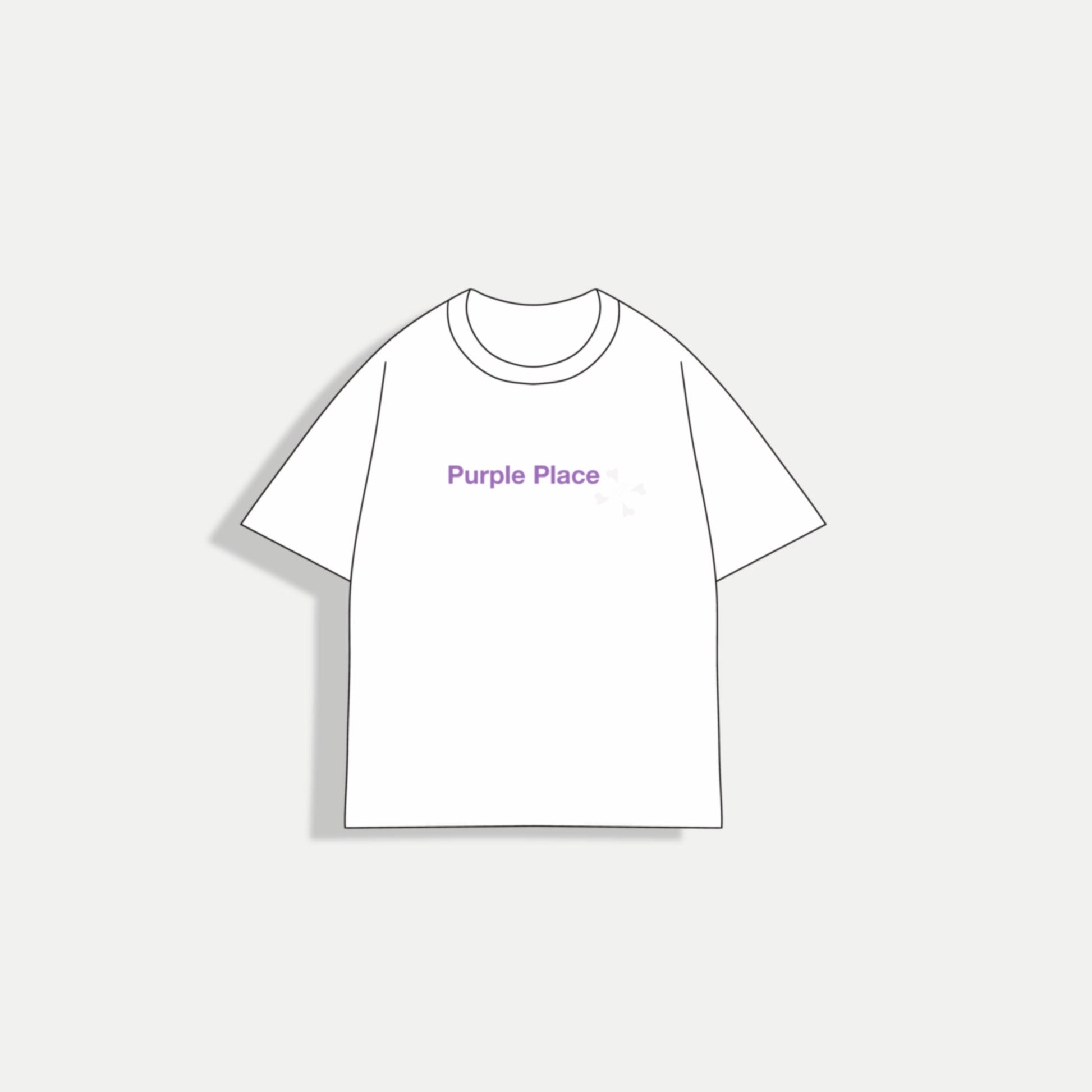 Join The Purple Place T-shirt - White - Purple Place