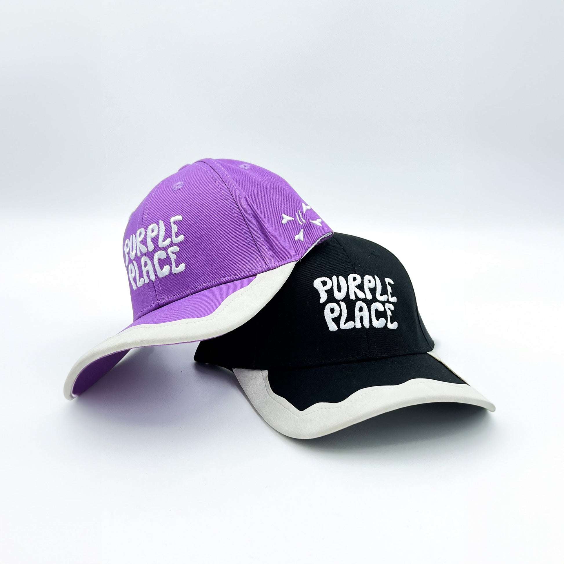 Suede Cap Black - Purple Place